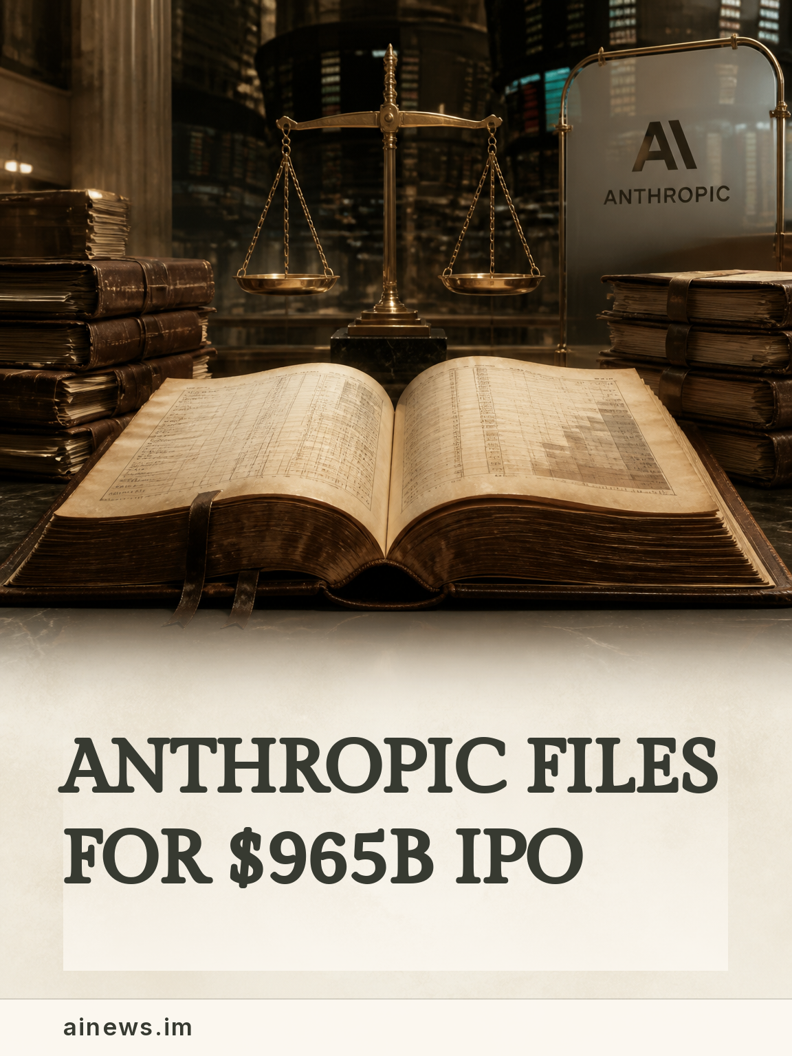 Anthropic Heads to Wall Street at a Near-Trillion Dollar Valuation