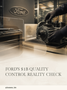 Ford Just Admitted AI Quality Control Failed Spectacularly