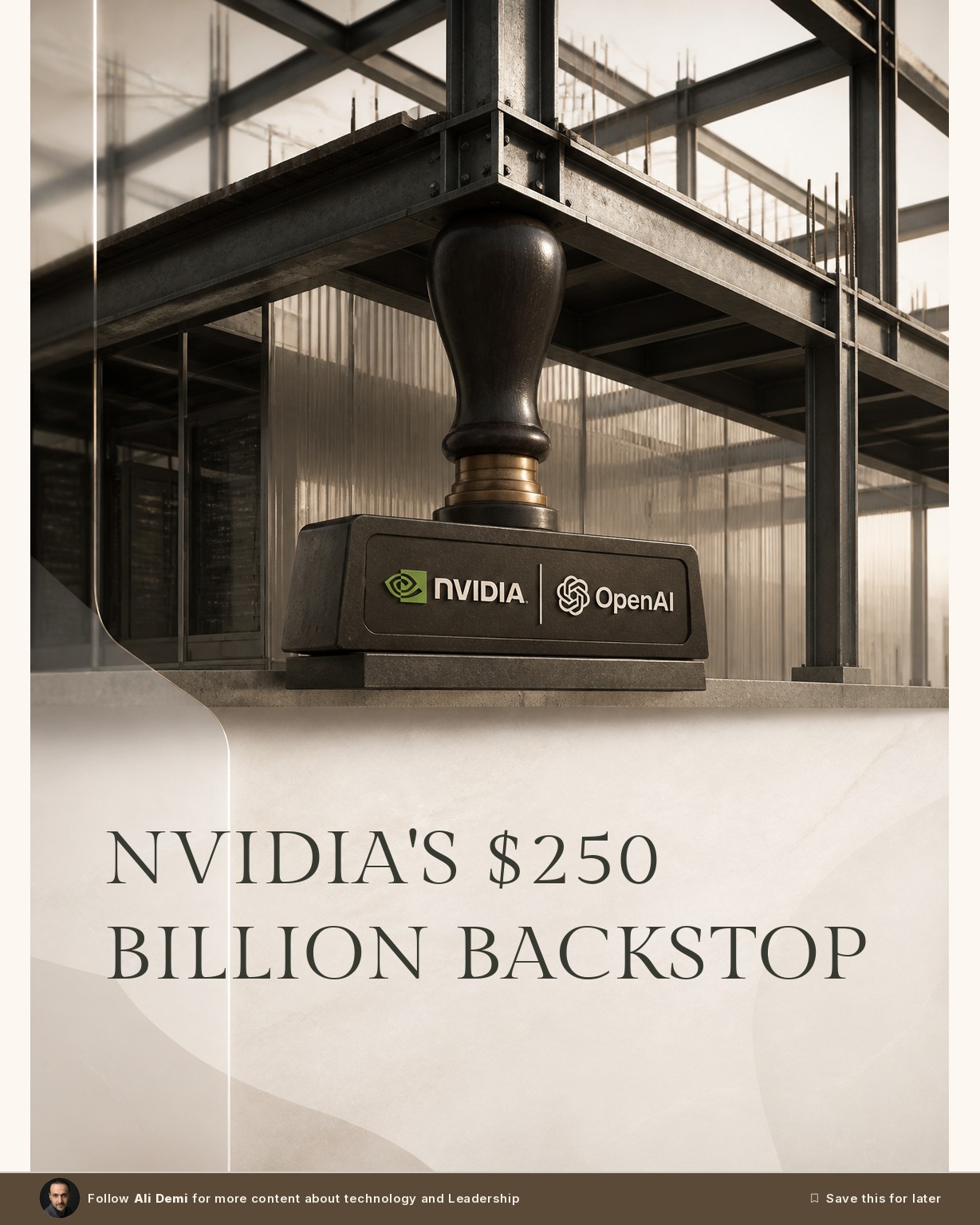 Nvidia Might Be About to Backstop OpenAI’s Biggest Bet