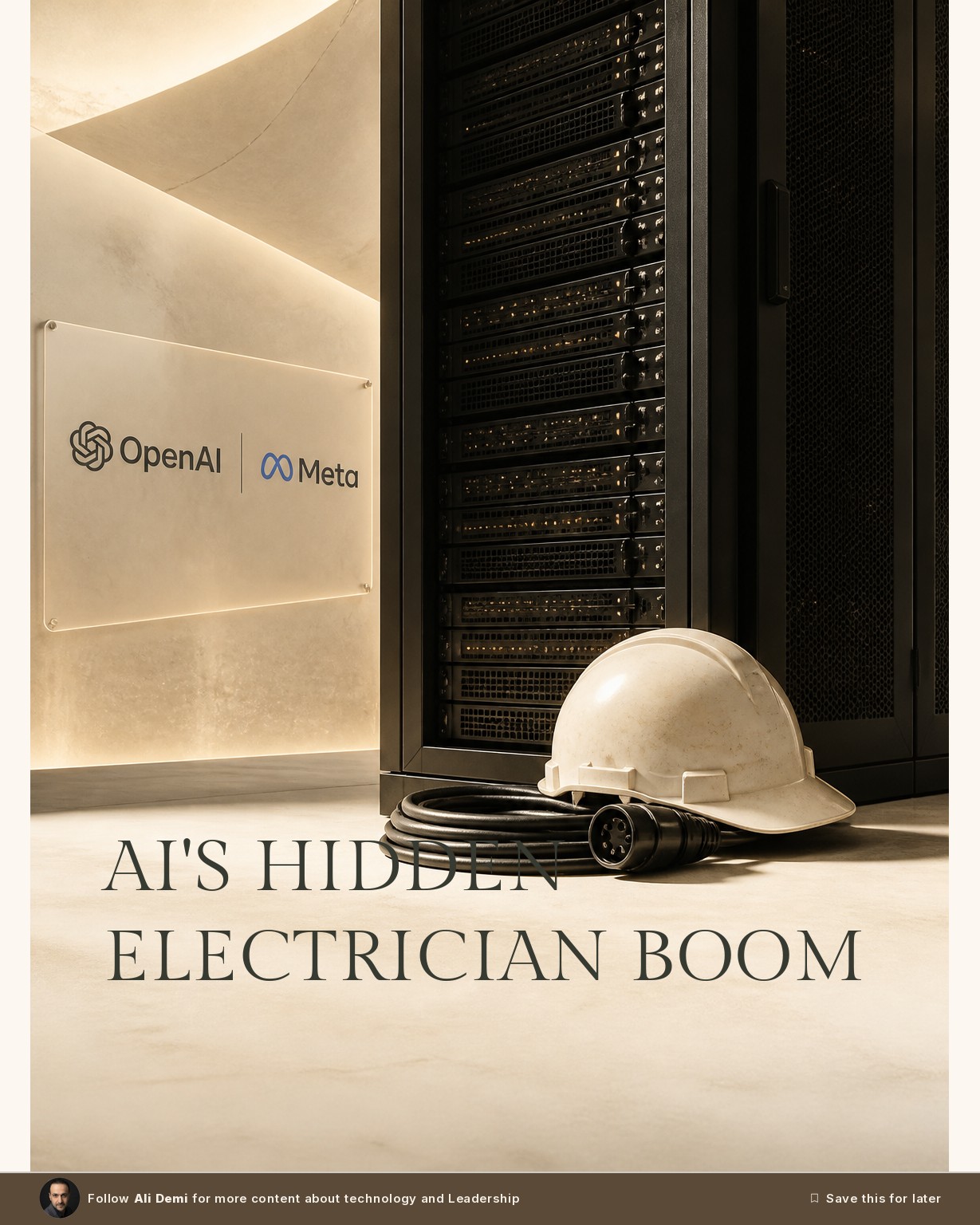 The Real AI Boom Is Happening With Hard Hats On