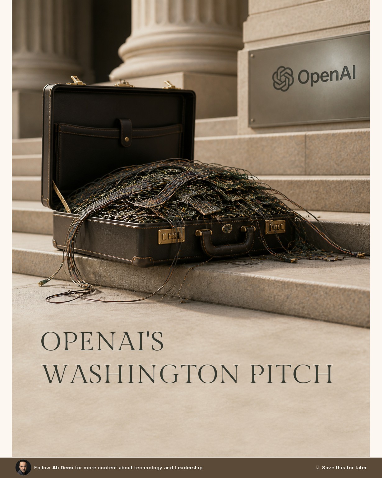 OpenAI Is Taking Its Best Model to Washington
