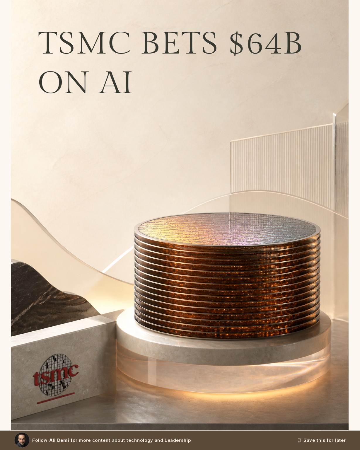 TSMC Just Committed $64B to the AI Bet