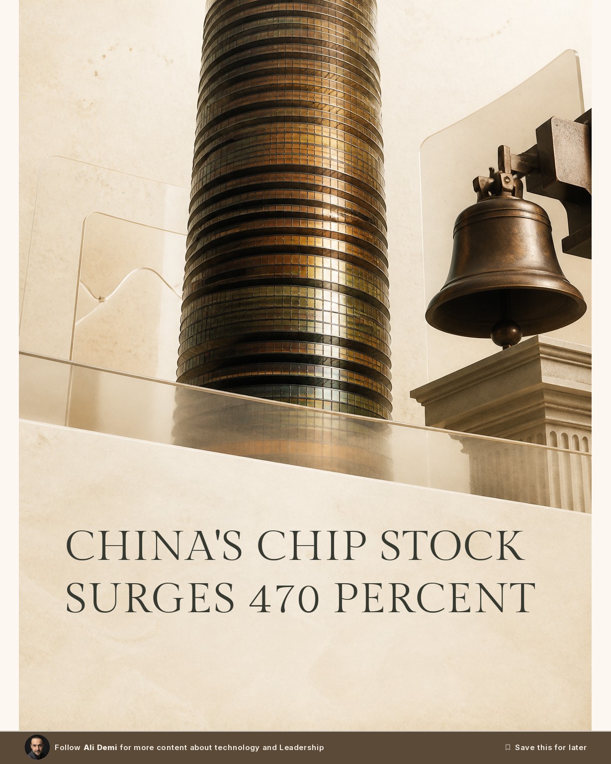 A Chinese Chip Stock Just Had the Wildest Debut of the Year