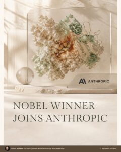 The Nobel Prize Winner for AlphaFold Just Left Google for Claude