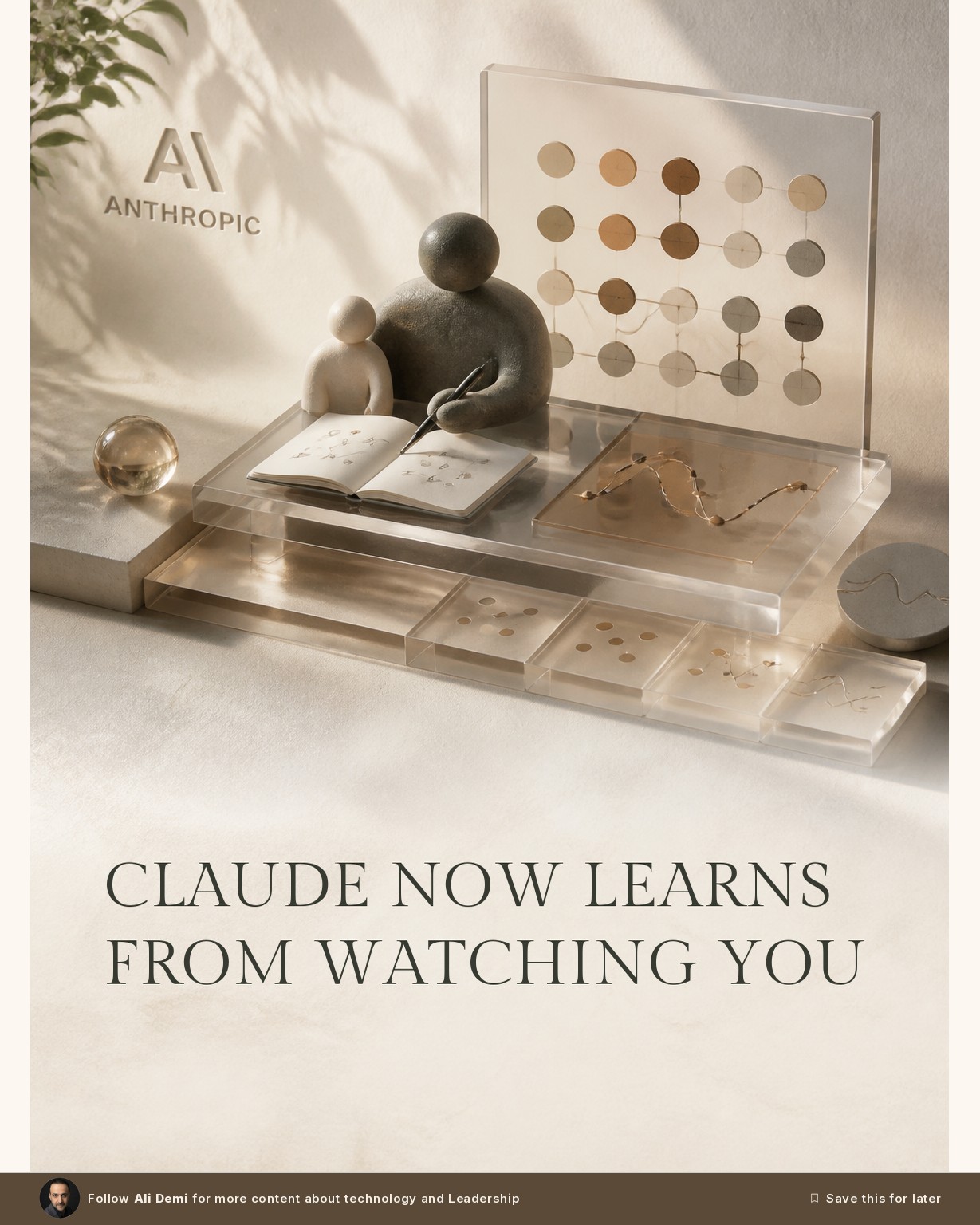 Claude Just Learned How to Learn From You