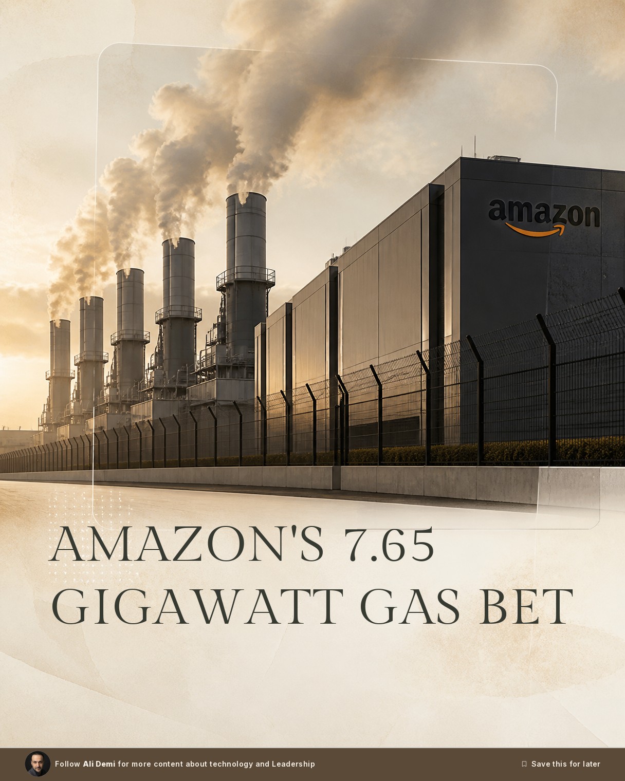 Amazon Just Backed One of the Country’s Biggest Gas Plants