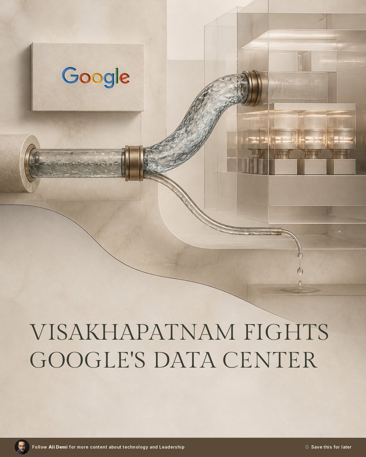 Google’s $15 Billion Data Center Just Hit a Water Wall