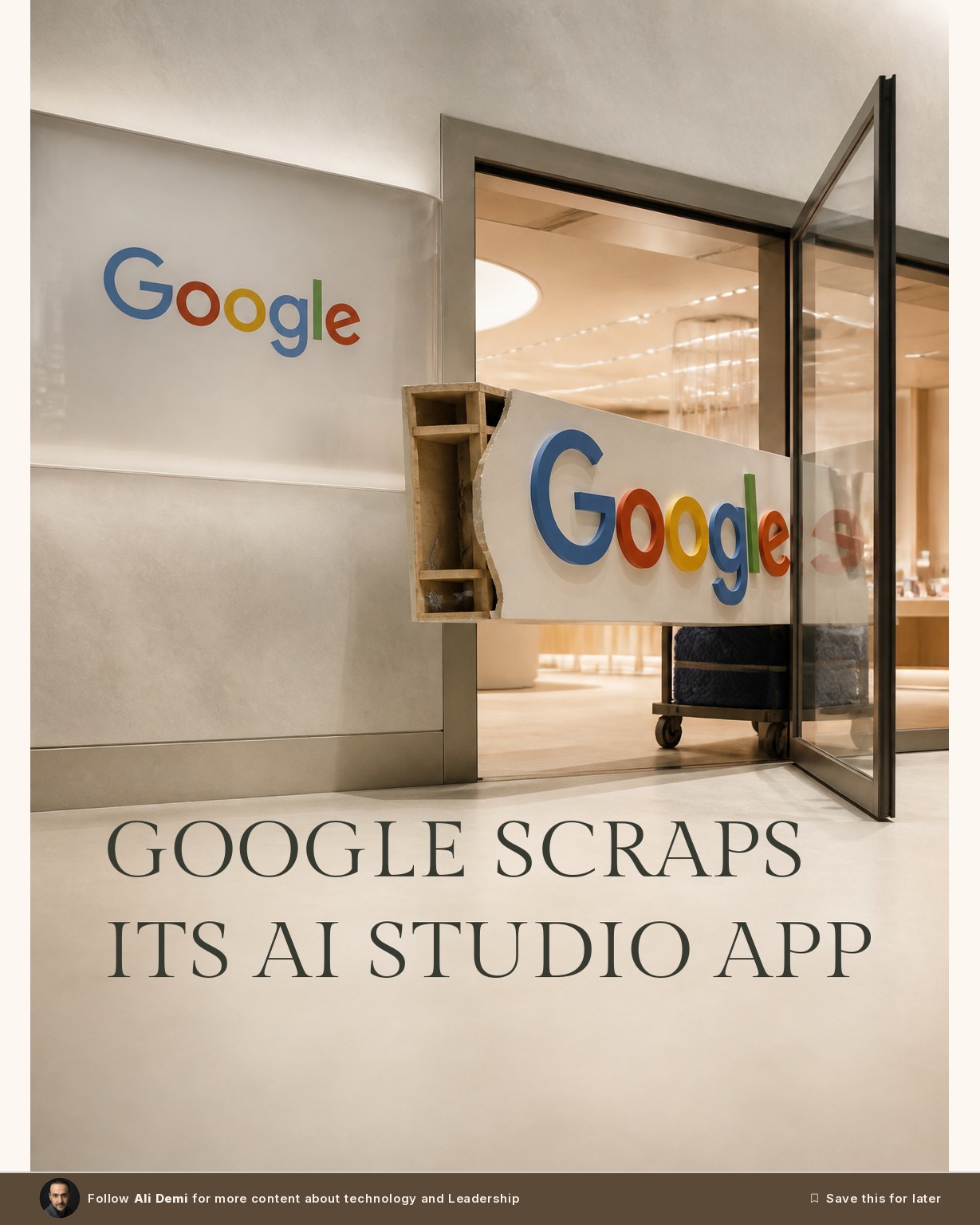 Google Just Killed an App Before It Even Shipped